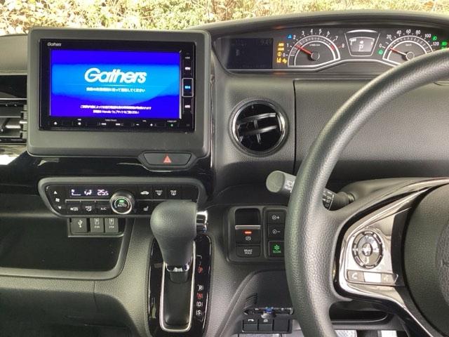 N-BOXカスタム L 純正メモリーナビ ドラレコ リアカメラ Pソナー サイドエアバッグ ナビTV Aストップ シートヒータ ベンチシート 点検記録簿 キーフリーシステム LEDライト クルーズコントロール AC スマキー(3枚目)