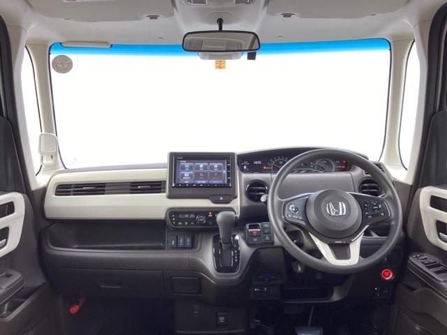 Ｎ－ＢＯＸ Ｌ　ホンダ純正メモリーナビ　ＬＥＤランプ　シートヒータ　運転席エアバッグ　イモビライザー　キーフリー　両側スライドドア　Ｒカメ　パワーウインドウ　助手席エアバッグ　ＥＴＣ付　エアコン　ＰＳ　記録簿　ＡＢＳ（2枚目）