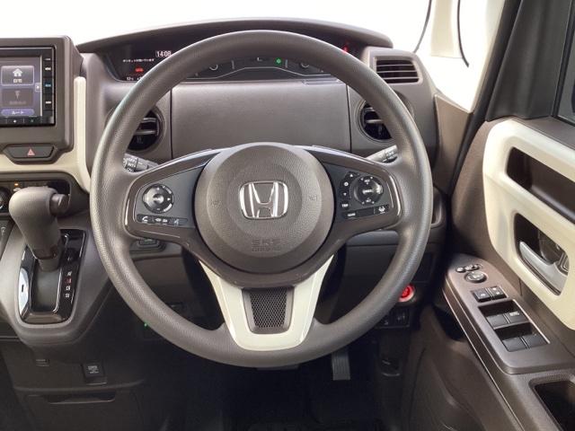Ｎ－ＢＯＸ Ｌ　ホンダ純正メモリーナビ　ＬＥＤランプ　シートヒータ　運転席エアバッグ　イモビライザー　キーフリー　両側スライドドア　Ｒカメ　パワーウインドウ　助手席エアバッグ　ＥＴＣ付　エアコン　ＰＳ　記録簿　ＡＢＳ（17枚目）