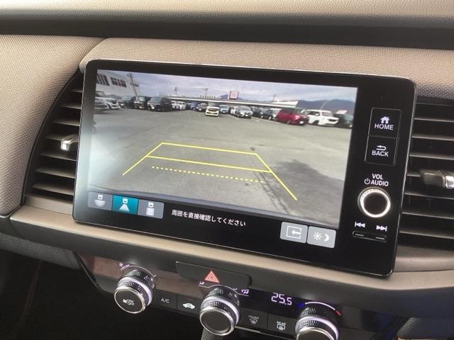 フィット e:HEVクロスター 純正ナビ フルセグ リアカメラ スマキー ソナー カーテンエアバック セキュリティーアラーム ナビTV クルコン ETC装備 パワーウィンド USB接続 LEDヘッドライト Bカメラ パワステ ABS(12枚目)