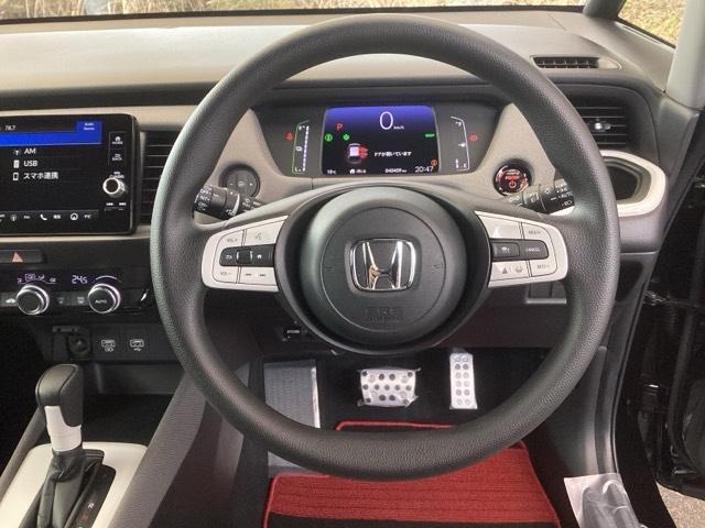 フィット e:HEVクロスター 純正ナビ フルセグ リアカメラ スマキー ソナー カーテンエアバック セキュリティーアラーム ナビTV クルコン ETC装備 パワーウィンド USB接続 LEDヘッドライト Bカメラ パワステ ABS(18枚目)