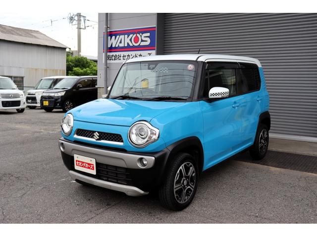 ハスラー Ｘ　１年保証　レーダーブレーキ　スマート本連動ナビ・ＴＶ・Ｂｌｕｅｔｏｏｔｈ・ＵＳＢ・バックカメラ　スマートキー２個　エネチャージ　ＨＩＤ　オートエアコン　１５インチアルミ　運転席シートヒーター（5枚目）