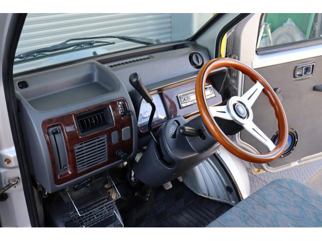 ミゼットII Ｄタイプ　ローダウン　ＥＭＫＥＩ１３インチアルミ　社外ヘッドライトＨＩＤ　ナルディハンドル　取説・保証書　ＣＤデッキ・社外スピーカー　エアコン（30枚目）