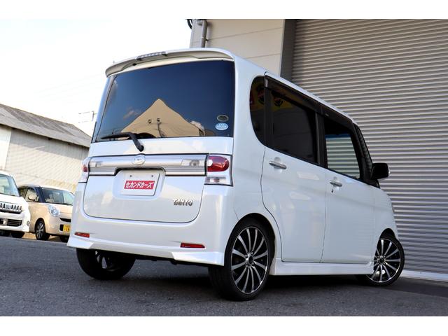 タント カスタムＲＳ　ターボ　ローダウン　ＨＤＤナビ・フルセグテレビ　ＥＴＣ　キーフリー　フロントスポイラー　レーダー　パワースライドドア（4枚目）