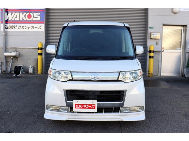 タント カスタムＲＳ　ターボ　ローダウン　ＨＤＤナビ・フルセグテレビ　ＥＴＣ　キーフリー　フロントスポイラー　レーダー　パワースライドドア（6枚目）