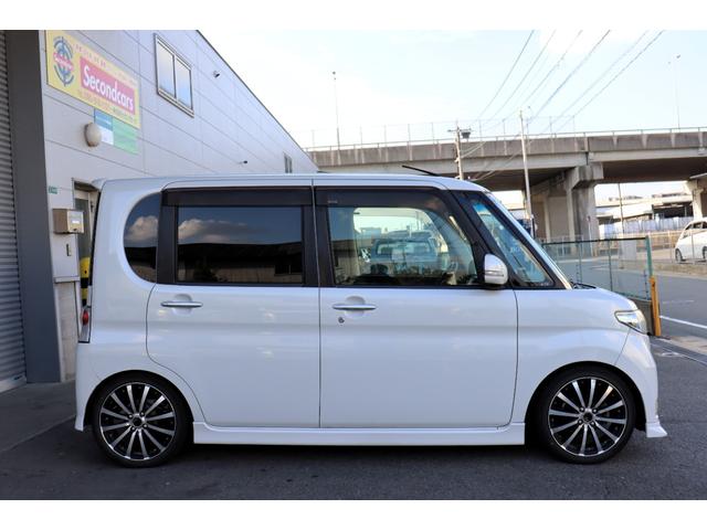 タント カスタムＲＳ　ターボ　ローダウン　ＨＤＤナビ・フルセグテレビ　ＥＴＣ　キーフリー　フロントスポイラー　レーダー　パワースライドドア（8枚目）