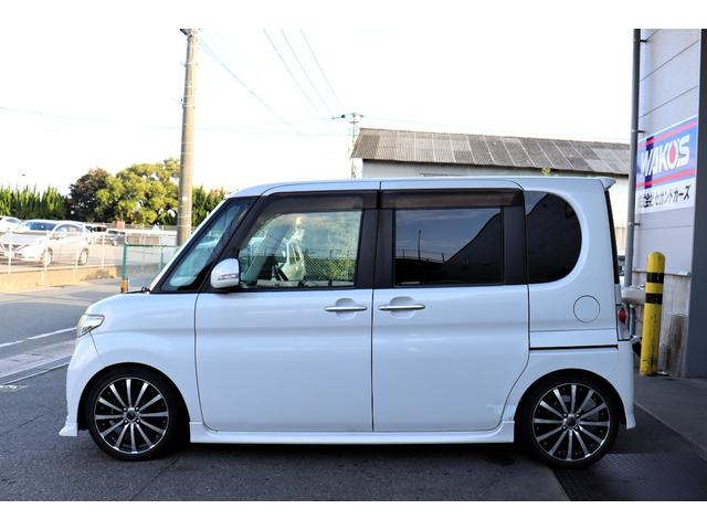 タント カスタムＲＳ　ターボ　ローダウン　ＨＤＤナビ・フルセグテレビ　ＥＴＣ　キーフリー　フロントスポイラー　レーダー　パワースライドドア（9枚目）