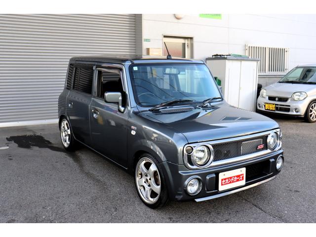 アルトラパン ＳＳ　ナビ・Ｂｌｕｅｔｏｏｔｈ　前後ドラレコ　ローダウン　社外１６インチ　取説・記録簿・保証書　キーレス　電動格納ミラー（7枚目）