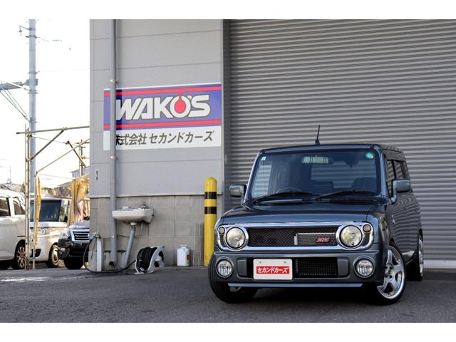 アルトラパン ＳＳ　ナビ・Ｂｌｕｅｔｏｏｔｈ　前後ドラレコ　ローダウン　社外１６インチ　取説・記録簿・保証書　キーレス　電動格納ミラー（52枚目）