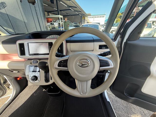 ムーヴキャンバス Ｘリミテッドメイクアップ　ＳＡＩＩＩ　全国１年保証　両側電動スライド　社外ナビ　フルセグＴＶ　オートライト　衝突安全防止装置　ドライブレコーダー　アイドリングストップ機能装置　スマートキー　プッシュスタート　ＥＴＣ（2枚目）