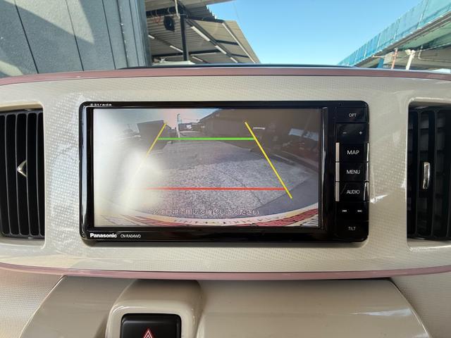 ムーヴキャンバス Ｘリミテッドメイクアップ　ＳＡＩＩＩ　全国１年保証　両側電動スライド　社外ナビ　フルセグＴＶ　オートライト　衝突安全防止装置　ドライブレコーダー　アイドリングストップ機能装置　スマートキー　プッシュスタート　ＥＴＣ（3枚目）