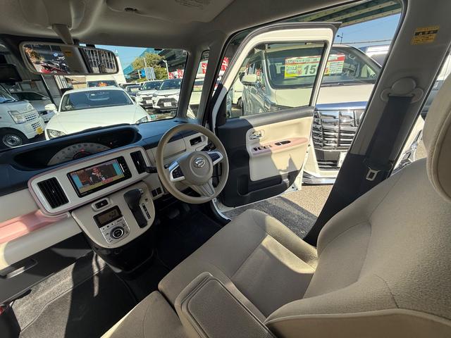 ムーヴキャンバス Ｘリミテッドメイクアップ　ＳＡＩＩＩ　全国１年保証　両側電動スライド　社外ナビ　フルセグＴＶ　オートライト　衝突安全防止装置　ドライブレコーダー　アイドリングストップ機能装置　スマートキー　プッシュスタート　ＥＴＣ（50枚目）