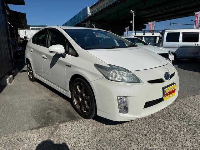 プリウス G バックカメラ Biuetooth スマートキー プッシュスタート ETC CD再生 社外アルミ(9枚目)