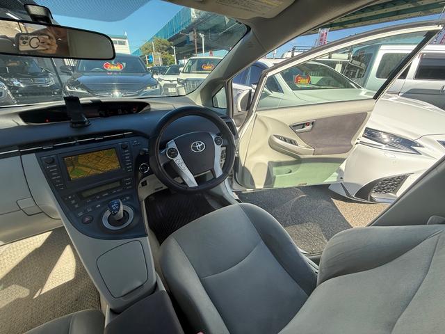 プリウス G バックカメラ Biuetooth スマートキー プッシュスタート ETC CD再生 社外アルミ(23枚目)