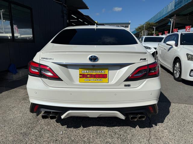 クラウンハイブリッド RSアドバンス ワンオーナー 禁煙車 全国1年保証 アラウンドビューモニター ステアリングヒーター シートヒーター ヘッドアップディスプレイ バックモニター Biuetooth スマートキー 360度カメラ(9枚目)