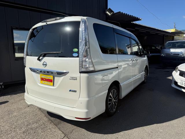 セレナ ハイウェイスター Vセレ+セーフティ SHV Aセフ 全国1年保証 アラウンドビューモニター フリップダウンモニター 360度カメラ 両側電動スライド フルセグ 走行中TV プッシュスタート ベンチシート 3列シート ETC ウォークスルー(10枚目)