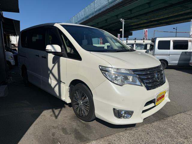 セレナ ハイウェイスター Vセレ+セーフティ SHV Aセフ 全国1年保証 アラウンドビューモニター フリップダウンモニター 360度カメラ 両側電動スライド フルセグ 走行中TV プッシュスタート ベンチシート 3列シート ETC ウォークスルー(13枚目)