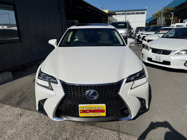 GS GS450h Iパッケージ サンルーフ BSM 白革シート 電動シート シートヒーター シートエアコン パワーバックドア バックカメラ Bluetooth ETC CD再生 スマートキー(9枚目)