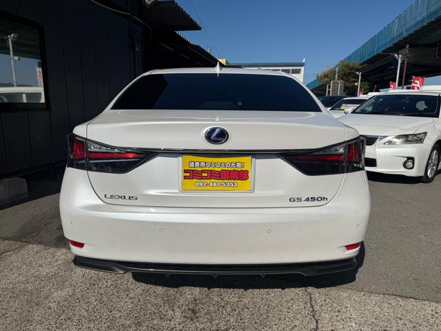 GS GS450h Iパッケージ サンルーフ BSM 白革シート 電動シート シートヒーター シートエアコン パワーバックドア バックカメラ Bluetooth ETC CD再生 スマートキー(13枚目)
