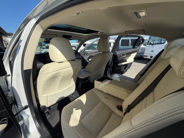 GS GS450h Iパッケージ サンルーフ BSM 白革シート 電動シート シートヒーター シートエアコン パワーバックドア バックカメラ Bluetooth ETC CD再生 スマートキー(25枚目)