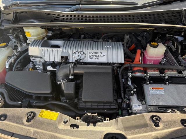 プリウス S 走行中TV可 Bluetooth バックカメラ ETC HDDナビ スマートキー プッシュスタート スペーアーキーあり CD/DVD再生(27枚目)