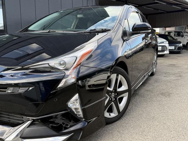 プリウス Aツーリングセレクション フルエアロ シートヒーター フルセグTV 本革シート 走行中TV バックカメラ Bluetooth HUD オートライト クリアソナー CD.DVD再生(6枚目)