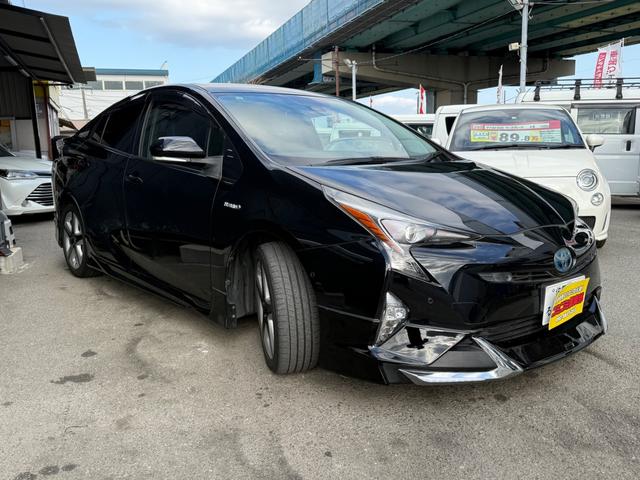 プリウス Aツーリングセレクション フルエアロ シートヒーター フルセグTV 本革シート 走行中TV バックカメラ Bluetooth HUD オートライト クリアソナー CD.DVD再生(14枚目)