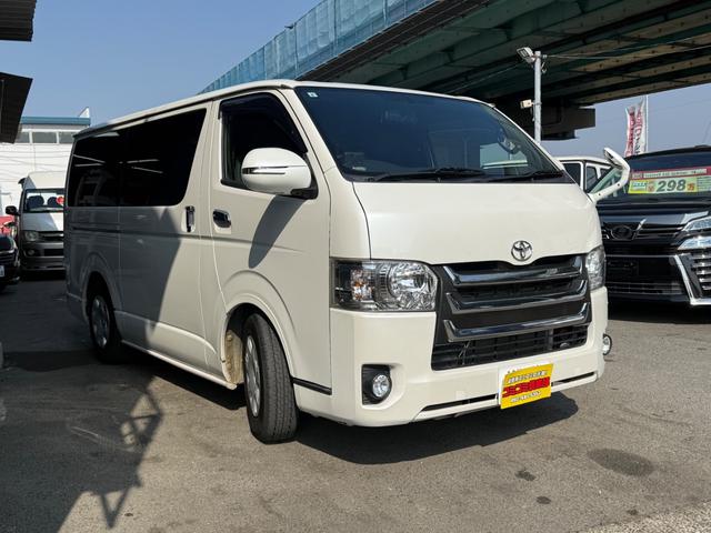 ハイエースバン スーパーＧＬ　ダークプライム　１年保証　セーフティセンスレス　ハーフレザー　フルセグＴＶ　バックカメラ　社外テール（14枚目）