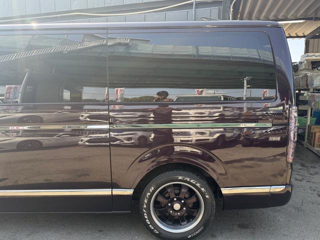 ハイエースバン ロングスーパーＧＬ　ベットキット　ホワイトレターアルミ　デジタルインナーミラー　メモリーナビ　バックカメラ　フリップダウンモニター（10枚目）