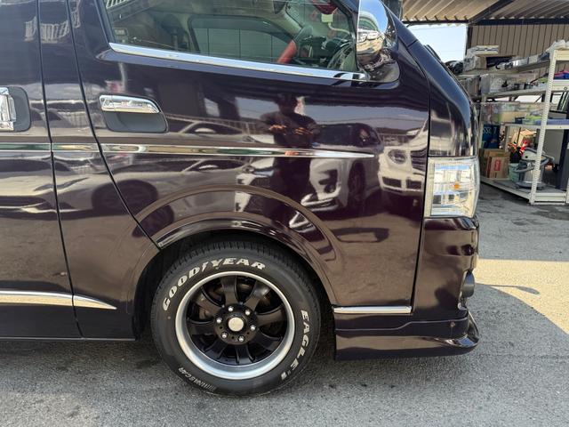 ハイエースバン ロングスーパーＧＬ　ベットキット　ホワイトレターアルミ　デジタルインナーミラー　メモリーナビ　バックカメラ　フリップダウンモニター（64枚目）