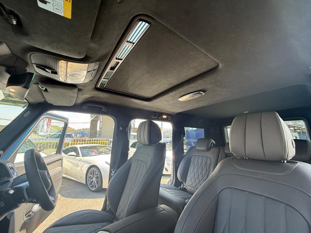 Gクラス G450d ローンチエディション ディーゼルターボ 4WD AMGラインエクステリア ボディオプションカラー Burmester3Dサラウンドシステム ボディ同色スペアタイヤリング ガラススライディングルーフ(27枚目)
