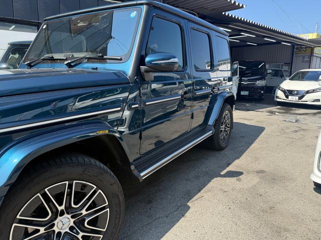 Gクラス G450d ローンチエディション ディーゼルターボ 4WD AMGラインエクステリア ボディオプションカラー Burmester3Dサラウンドシステム ボディ同色スペアタイヤリング ガラススライディングルーフ(68枚目)