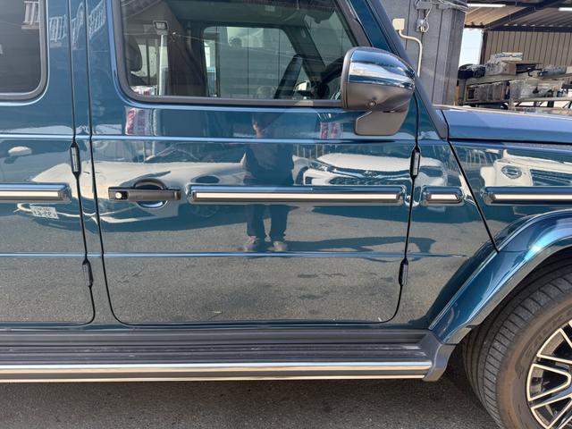 Gクラス G450d ローンチエディション ディーゼルターボ 4WD AMGラインエクステリア ボディオプションカラー Burmester3Dサラウンドシステム ボディ同色スペアタイヤリング ガラススライディングルーフ(78枚目)