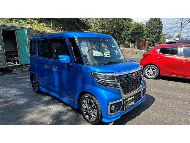 スペーシアカスタム ハイブリッドXS 4WD ナビ バックカメラ LEDライト デジタルミラー 2カメラドラレコ 両側パワースライド オートエアコン シートヒーター クリアランスソナー(3枚目)