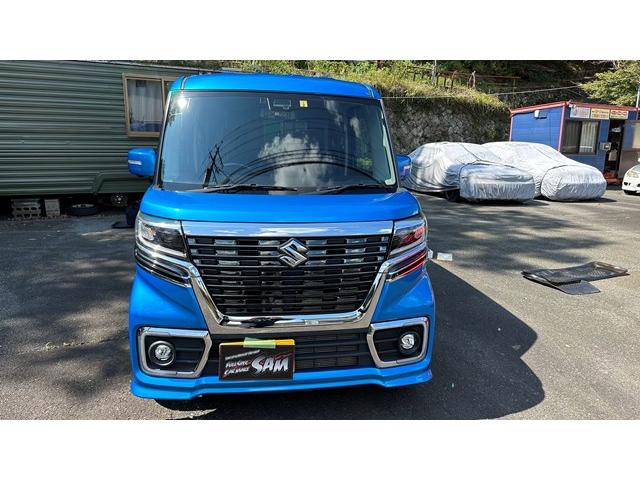 スペーシアカスタム ハイブリッドXS 4WD ナビ バックカメラ LEDライト デジタルミラー 2カメラドラレコ 両側パワースライド オートエアコン シートヒーター クリアランスソナー(4枚目)