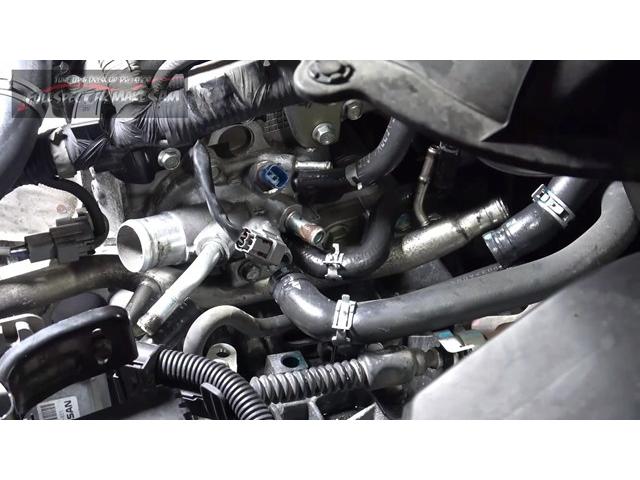 エルグランド ２５０ハイウェイスターＳ　アーバンクロム　ＣＶＴＦ圧送交換　シートカバー　エンジンスラッジナイザー施工　エアコンフラッシング　ウォターポンプ交換　サーモスタット交換　ＬＬＣ交換　補器ベルト交換　ベルトテンショナー交換　プラグ交換　スロットル清（49枚目）