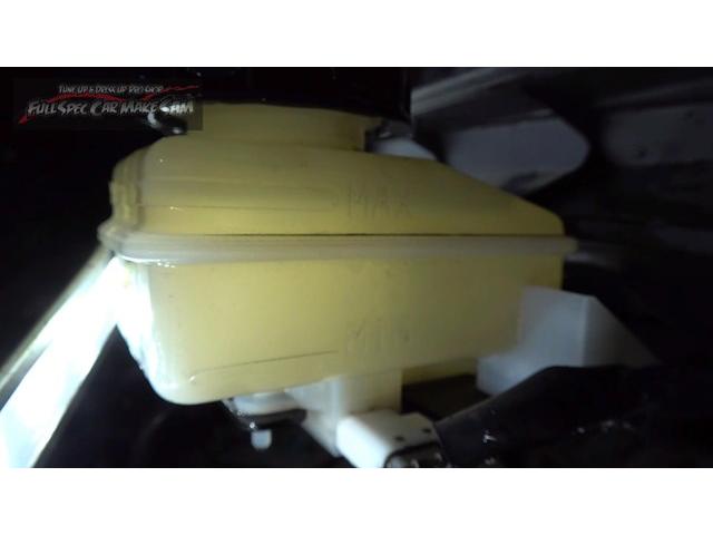 エルグランド ２５０ハイウェイスターＳ　アーバンクロム　ＣＶＴＦ圧送交換　シートカバー　エンジンスラッジナイザー施工　エアコンフラッシング　ウォターポンプ交換　サーモスタット交換　ＬＬＣ交換　補器ベルト交換　ベルトテンショナー交換　プラグ交換　スロットル清（80枚目）