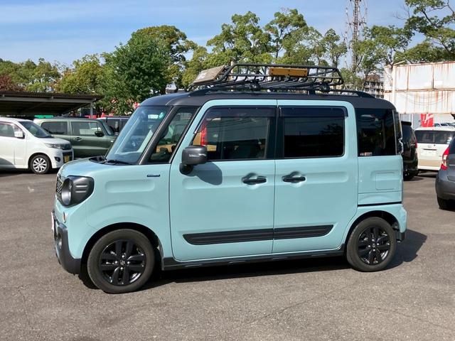 スペーシアギア ハイブリッドXZ ターボ 9インチナビ 両側パワースライドドア 前後ドライブレコーダー LEDヘッドライト スマートキー プッシュスタート クリアランスソナー クルーズコントロール セキュリティアラーム プライバシーガラス(5枚目)