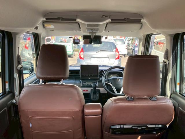 スペーシアギア ハイブリッドXZ ターボ 9インチナビ 両側パワースライドドア 前後ドライブレコーダー LEDヘッドライト スマートキー プッシュスタート クリアランスソナー クルーズコントロール セキュリティアラーム プライバシーガラス(56枚目)