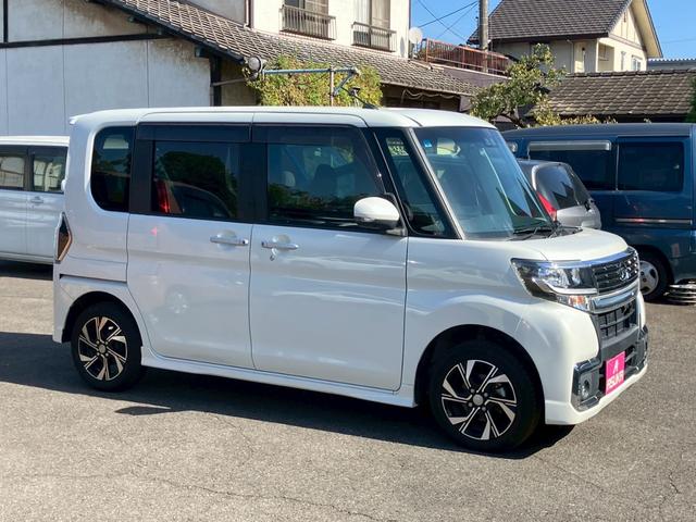 タント カスタムX トップエディションVS SAIII ナビ フルセグTV アラウンドビューモニター バックモニター ドライブレコーダー 両側パワースライドドア LEDヘッドライト スマートキー プッシュスタート ETC 純正14インチAW(4枚目)