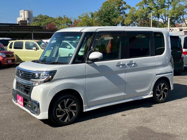 タント カスタムX トップエディションVS SAIII ナビ フルセグTV アラウンドビューモニター バックモニター ドライブレコーダー 両側パワースライドドア LEDヘッドライト スマートキー プッシュスタート ETC 純正14インチAW(5枚目)