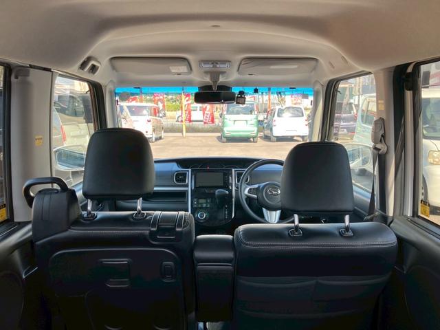 タント カスタムX トップエディションVS SAIII ナビ フルセグTV アラウンドビューモニター バックモニター ドライブレコーダー 両側パワースライドドア LEDヘッドライト スマートキー プッシュスタート ETC 純正14インチAW(35枚目)