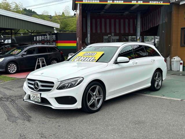 Ｃクラスステーションワゴン Ｃ２００　ステーションワゴン　スポーツ　ドライブレコーダー　ＥＴＣ　バックカメラ　ナビ　ＴＶ　クリアランスソナー　オートクルーズコントロール　レーンアシスト　アルミホイール　オートライト　パワーシート　キーレスエントリー（2枚目）