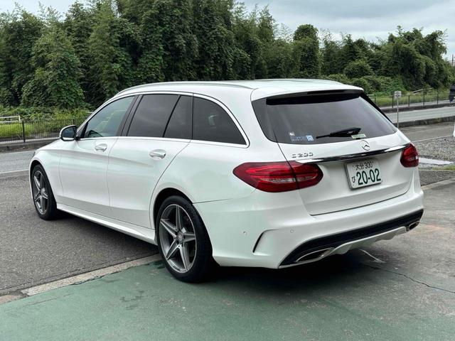 Ｃクラスステーションワゴン Ｃ２００　ステーションワゴン　スポーツ　ドライブレコーダー　ＥＴＣ　バックカメラ　ナビ　ＴＶ　クリアランスソナー　オートクルーズコントロール　レーンアシスト　アルミホイール　オートライト　パワーシート　キーレスエントリー（7枚目）