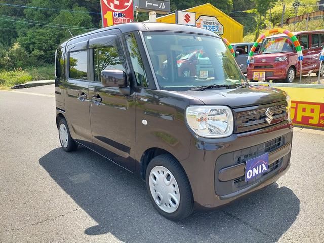 スペーシア ハイブリッドＧ　衝突軽減ブレーキレス　ワンオーナー　社外ＣＤ　前方ドライブレコーダー　スマートキー（4枚目）