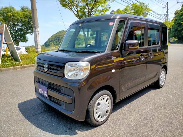 スペーシア ハイブリッドＧ　衝突軽減ブレーキレス　ワンオーナー　社外ＣＤ　前方ドライブレコーダー　スマートキー（5枚目）