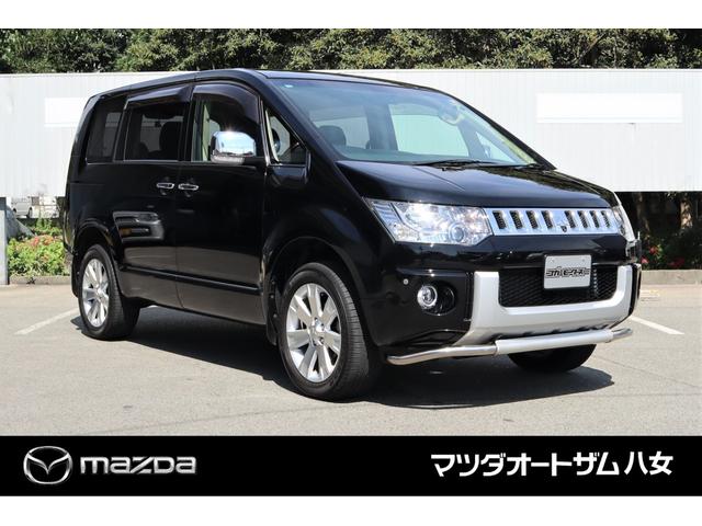 デリカＤ：５ シャモニー　ワンオーナー　禁煙車　ナビ　前後ドラレコ　バックカメラ　フロントカメラ　サイドカメラ　フリップダウンモニター（4枚目）