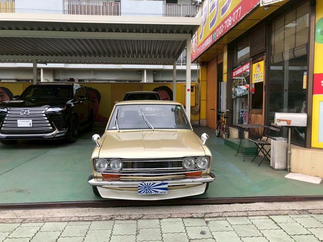 ブルーバード 　２ドアセダン　Ｌ１８公認　５速　ソレックス４４　タコアシ　ストレート　一本テール　ＳＳＳメーター（2枚目）
