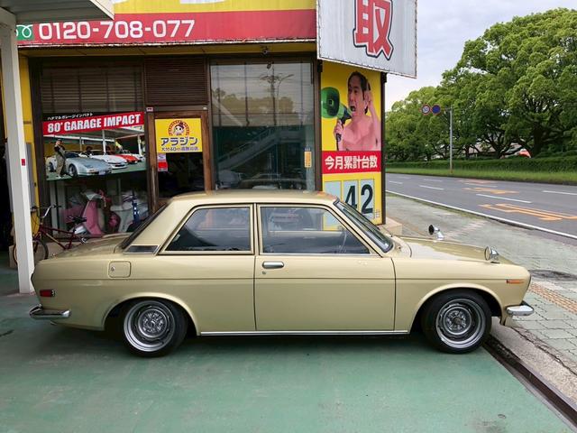 ブルーバード 　２ドアセダン　Ｌ１８公認　５速　ソレックス４４　タコアシ　ストレート　一本テール　ＳＳＳメーター（4枚目）