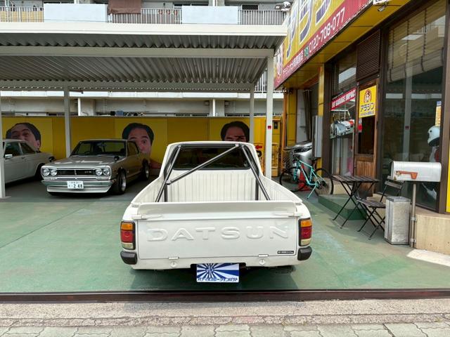 サニートラック ロングＤＸ　ＷＥＢＥＲ４５　タコアシ　サイド管　Ｆ車高調　ロールバー　純正クーラー　ワタナベ１４インチＦ８．５Ｊ　Ｒ１０．０Ｊ　Ａ１２改１３００ｃｃ　ハイカム７４度（4枚目）